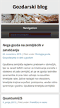 Mobile Screenshot of gozdarski-blog.com