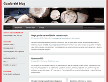 Tablet Screenshot of gozdarski-blog.com
